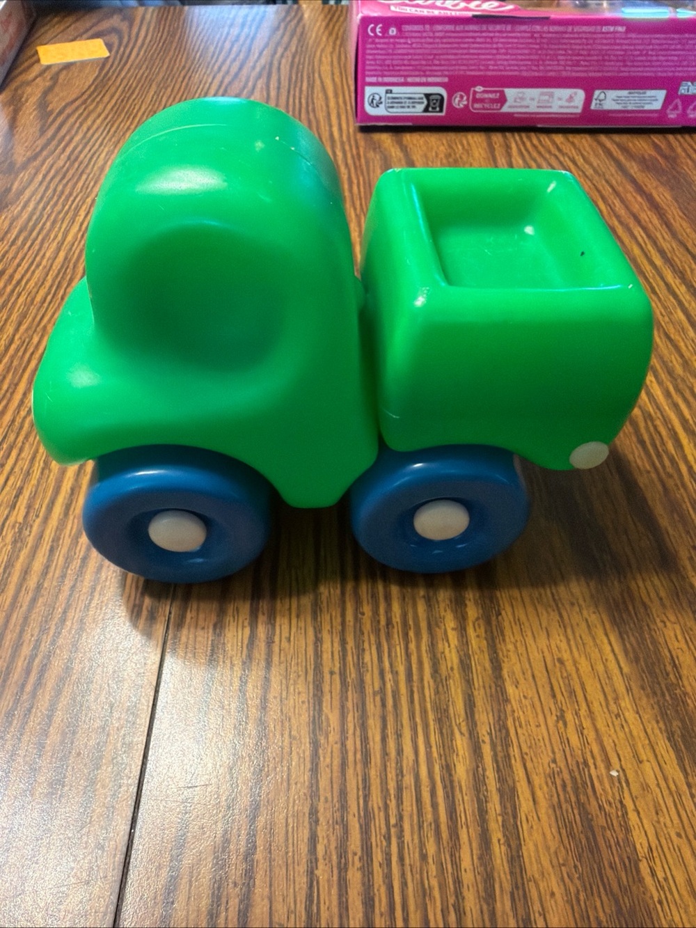 Green and Blue Toddler Dump Truck Toy - Unbranded